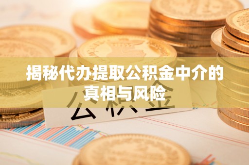 松滋揭秘代办提取公积金中介的真相与风险