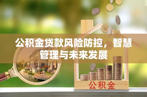 松滋公积金贷款风险防控，智慧管理与未来发展