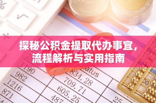 松滋探秘公积金提取代办事宜，流程解析与实用指南