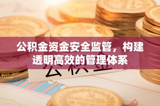 松滋公积金资金安全监管，构建透明高效的管理体系