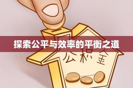松滋探索公平与效率的平衡之道