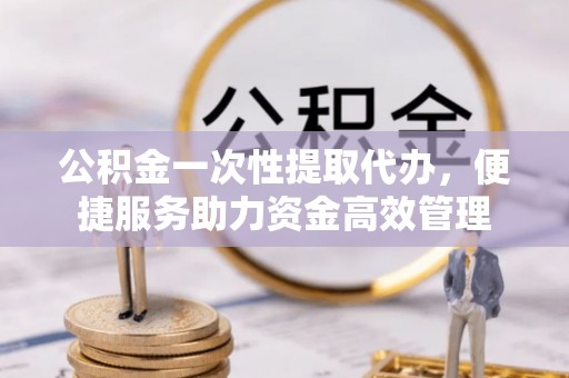 松滋公积金一次性提取代办，便捷服务助力资金高效管理