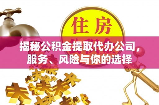松滋揭秘公积金提取代办公司，服务、风险与你的选择