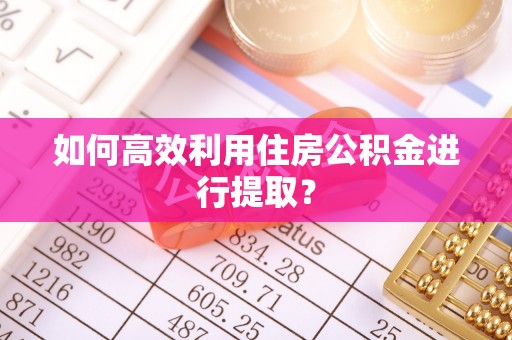 松滋如何高效利用住房公积金进行提取？